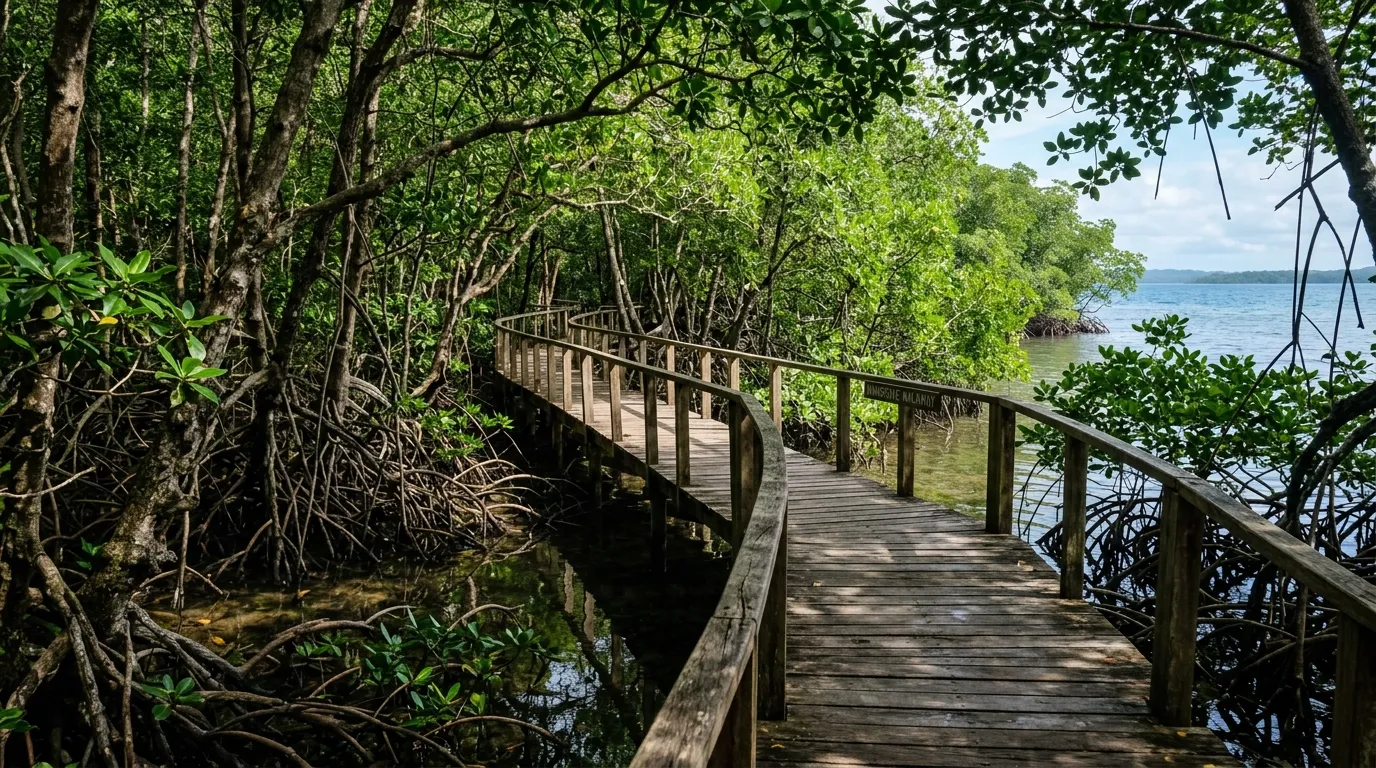 Menjelajah Pantai Watu Leter dan Hutan Mangrove